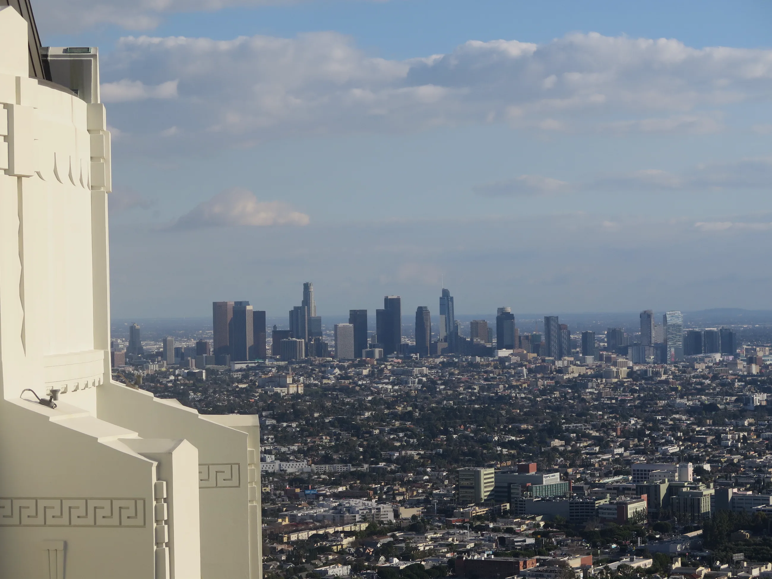 Vue de Los Angeles depuis l’observatoire